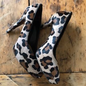 Stuart Weitzman Leopard Print Stilletos